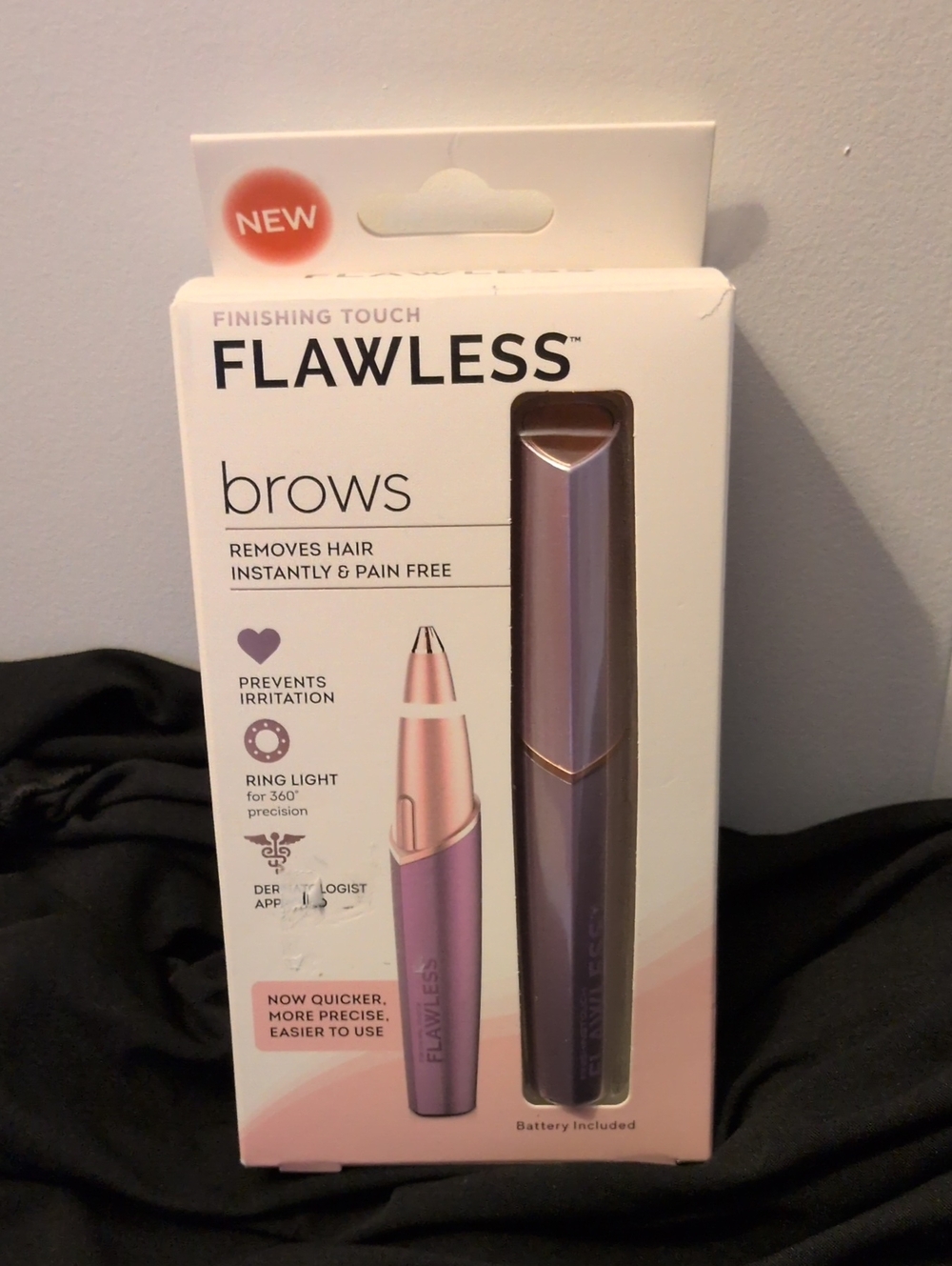 LAWLESS Metallic Pink and Lavender Precision Brow Trimmer